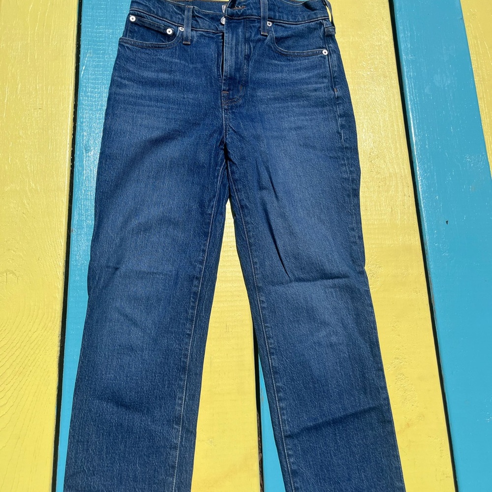 Classic High-Rise Straight Leg Women’s Jeans - Blue